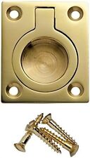 Flush Ring Handle Solid Brass