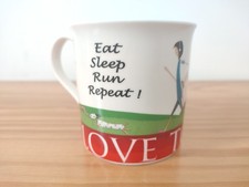 The Leonardo Collection Love To Run Ceramic Tea Coffee Mug Running