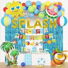 Summer pool beach party - pool,
