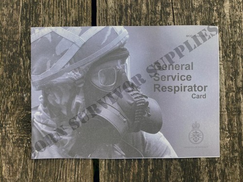 British army gsr gas mask - gsr,