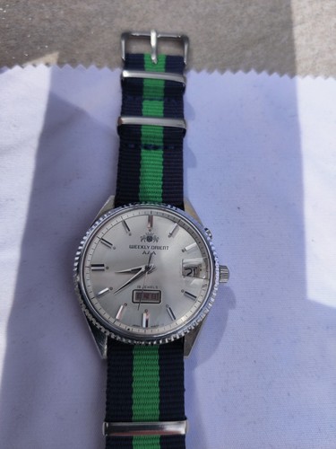 Vintage orient watch weekly - -,