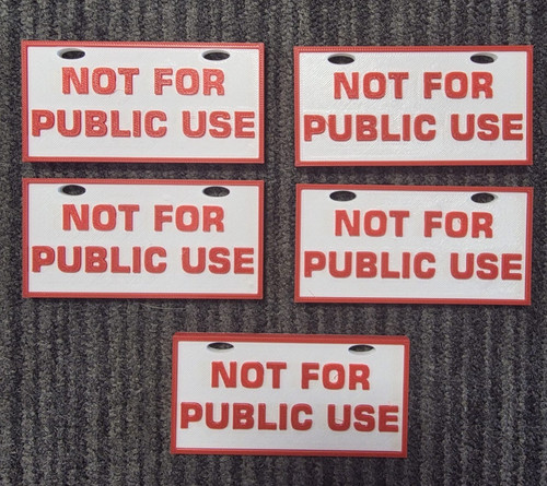 Not for public use - not,