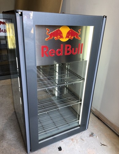 Red bull fridge with led - fridge,