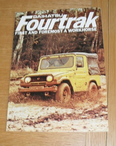 Daihatsu fourtrak brochure - daihatsu,