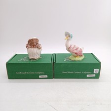 Beswick J.Puddleduck TiggyWinkle Figurines 50th Anniversary Boxed No.108