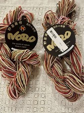 2x NORO DARIA Multi Cotton Rayon Yarn