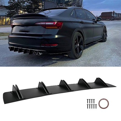 Black rear bumper - black,