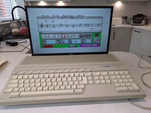 Atari 520stfm with 4mb - atari, 2-4mb