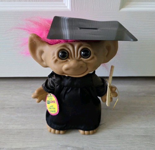 Vintage graduation troll - vintage,