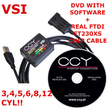 PRINS VSI 1 Diagnostic USB Interface LPG GLP CNG Cable + DVD Software