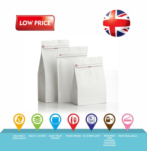 1kg box bottom coffee pouch - 1kg,