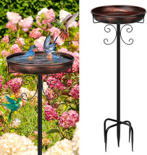 Yepper 35In Metal Bird Bath