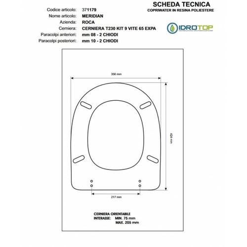 Roca meridian soft close - roca,