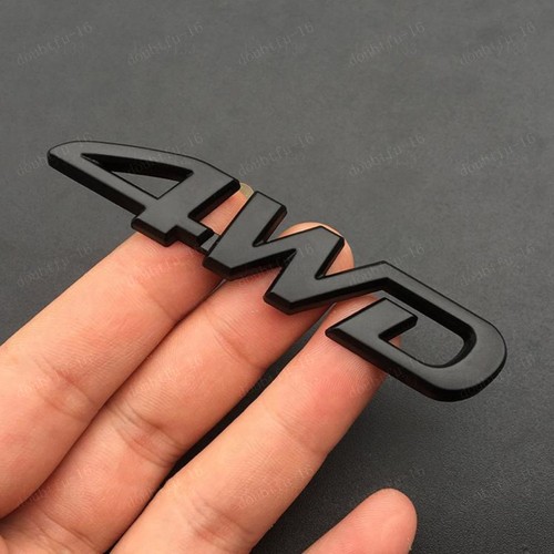 Car chrome 4wd emblem badge - emblem,