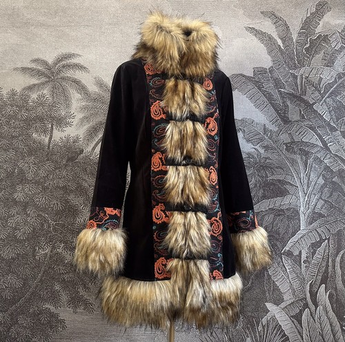 Joe browns velvet - velvet, afghan