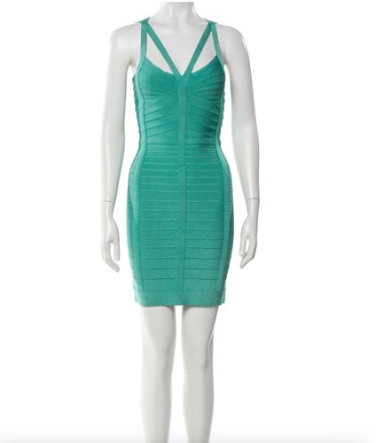 Herve leger neck mini - herve, dress
