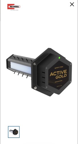 Active gold dust - dust-free, air