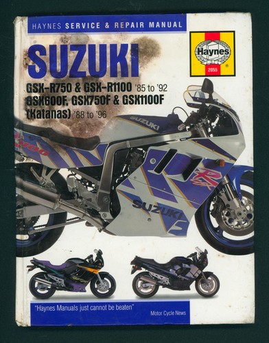 Suzuki gsxr 750 1100 haynes - suzuki,