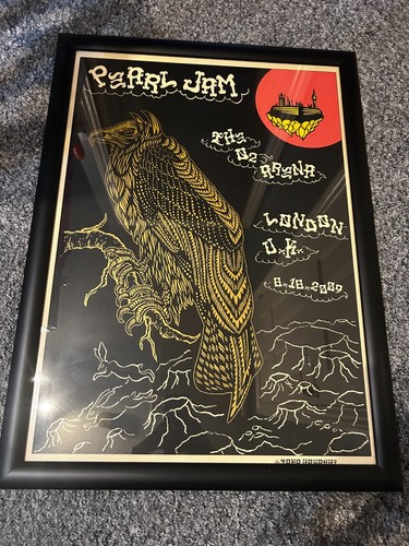 Pearl jam poster - pearl, 8/18/2009