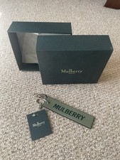 Mulberry Green Leather Key