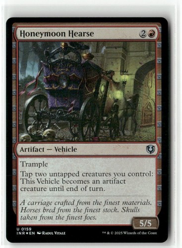 Honeymoon hearse foil - honeymoon,