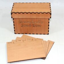 Seed Box personalised Wooden