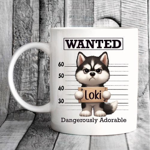 Personalised pet dog mug - personalised,