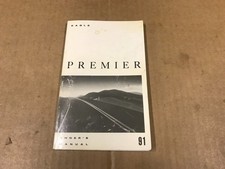 Vintage 1991 Eagle Premier Glovebox Owner's/Operator's Manual