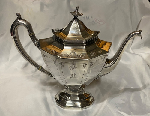 Special antique teapot reed - antique,
