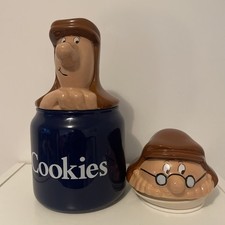 Lyons Wade Tetley Tea Sidney & Gaffer 3D Head Cookie Jar