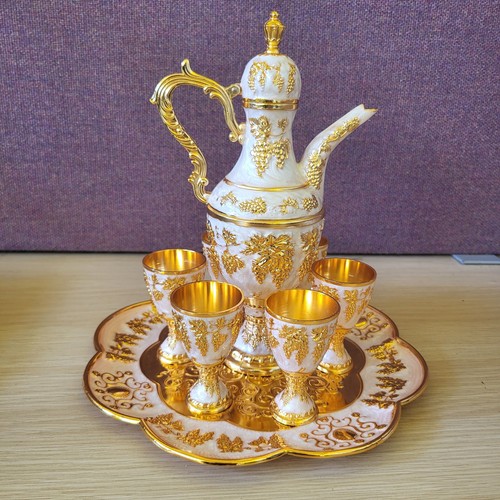 Luxury gold white arabic - white,