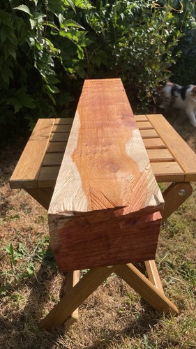 Yew beam fireplace mantle - yew,