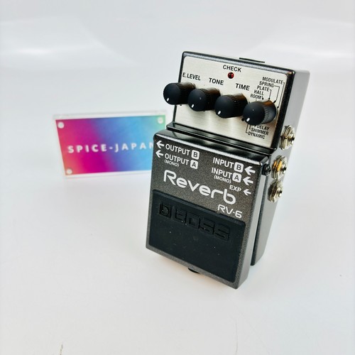 Boss digital delay reverb - boss, rv-6