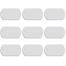 100PCS Blank Bulk Dog Tags for
