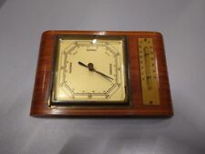 Vintage Old Fisherman Thermometer With Barometer Weather Station Used Not Workin