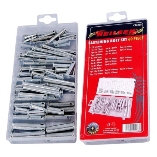 60pcs clevis pin - clevis, assorted