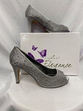 LUNAR ELEGANCE BNWB sparkle shoes grey size 5 CG N12