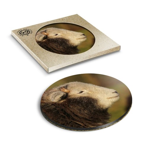 Boxed round coasters - boxed,