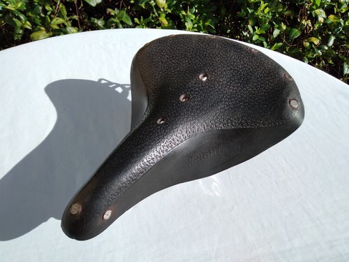 Vintage black leather bike - vintage,