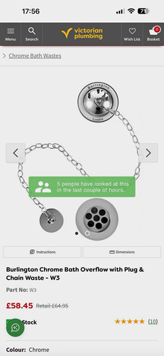 Burlington chrome round - burlington,