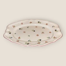 Villeroy Boch Petite Fleur Platter Oval 14”x 10.5” Carving Plate ***READ***