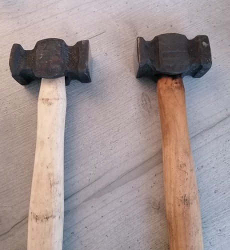 Pair double headed hand - headed,