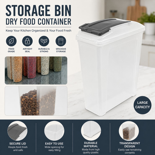 Liter white plastic dry - 25,