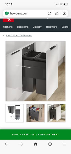 Howdens pull out kitchen - , waste