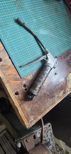Vintage wanner grease gun - grease,