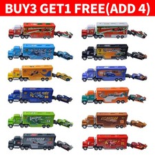 Disney Pixar Cars Chick Hicks Lightning McQueen Mack Hauler Truck & Car Toys New