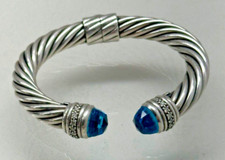 DAVID YURMAN 10MM FACETED BLUE