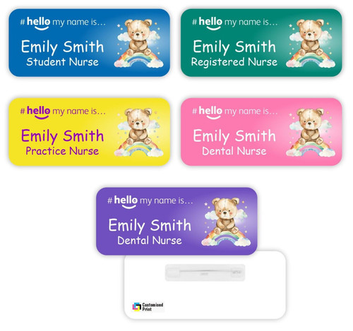 Hello name badge student - my,