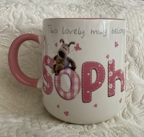 Boofle sophie pink ceramic mug - boofle,