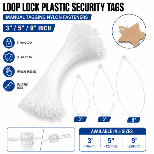 Loop lock 9 inch - lock, 3''5''9''inch